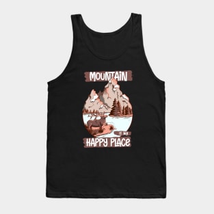 Mountain is my happy place Tank Top